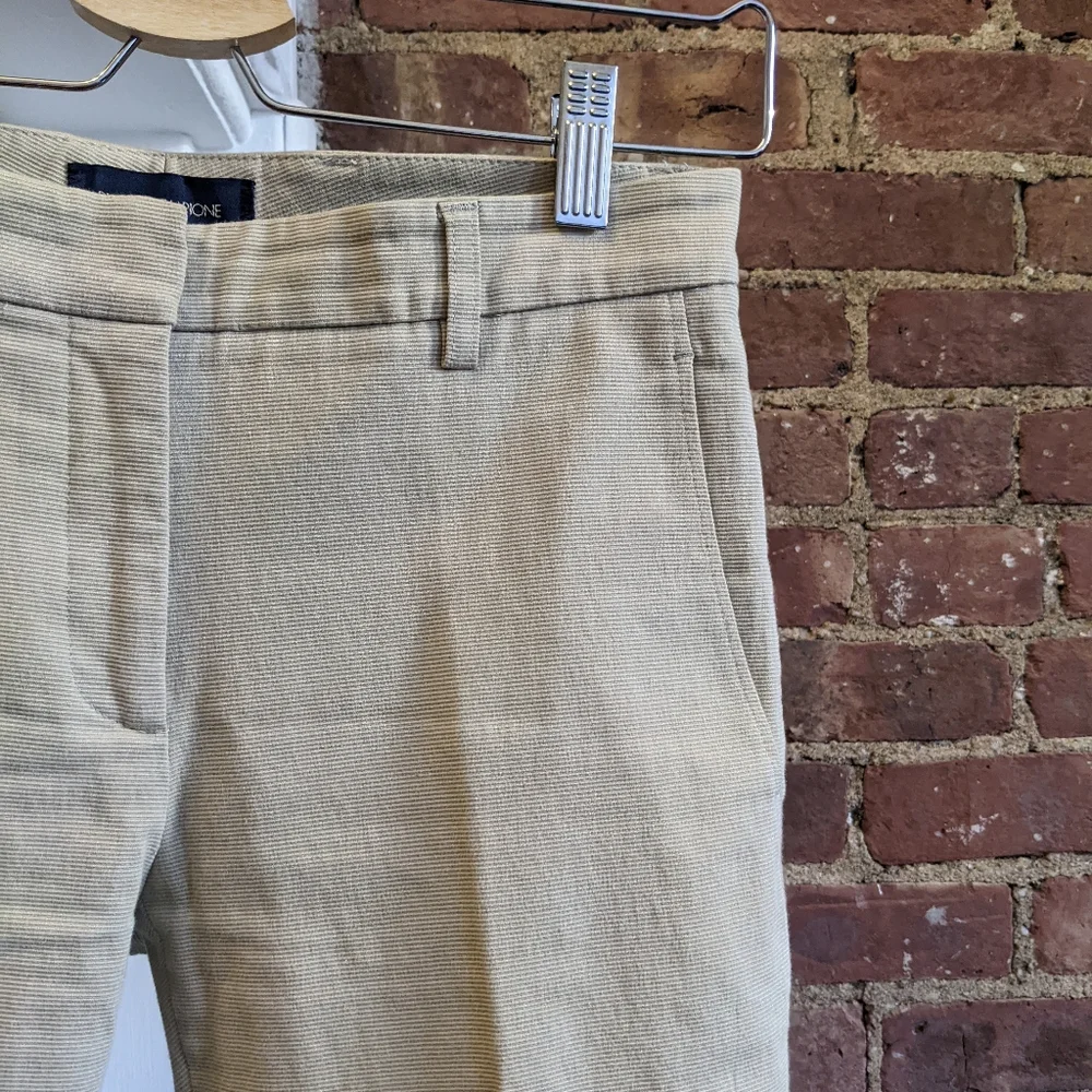 Piazza Sempione Christina  Front Pleat Beige Trousers IT 40 - Picture 6 of 8